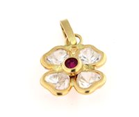 Pendente Donna in Oro Zircone Forever Gioielli FGCI00154